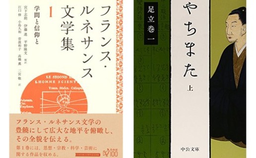 宮下志朗ほか訳『フランス・ルネサンス文学集1』足立巻一『やちまた』 / 池内 紀